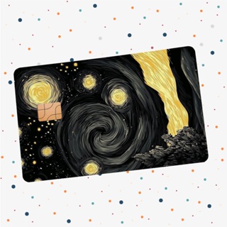 Adesivo para Cartão Van Gogh Lua cheia Black Estilo Proteção Pelicula Cartão em Oferta na Shopee
