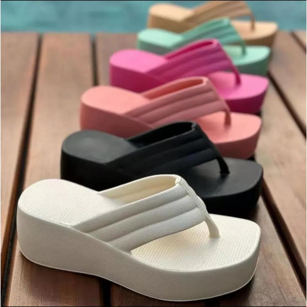 Tamanco Delta Feminino Nuvem Plataforma Confortavel Blogueiras em Oferta na Shopee