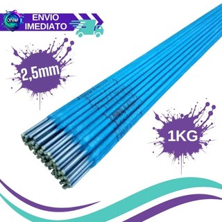 1kg Eletrodo Azul Revestido 6013 Azul de 2,5MM