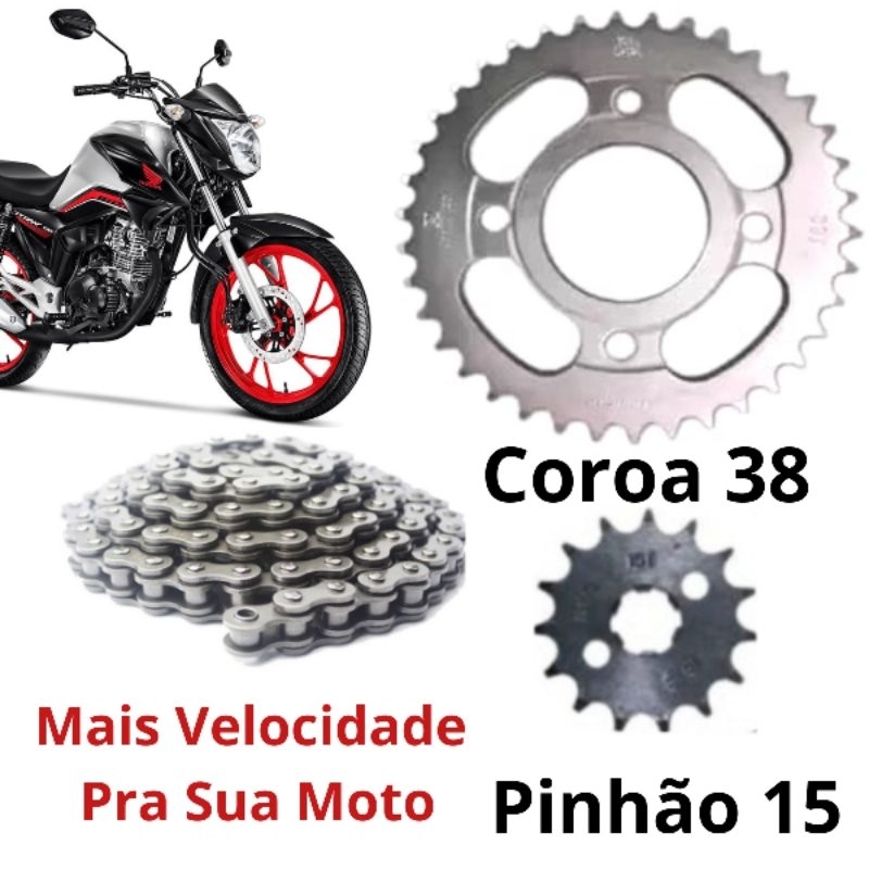Kit Relação (Reduzida) De Competição Titan/Fan 150 (Todas) Titan/Fan160 (2016 Em Diante)