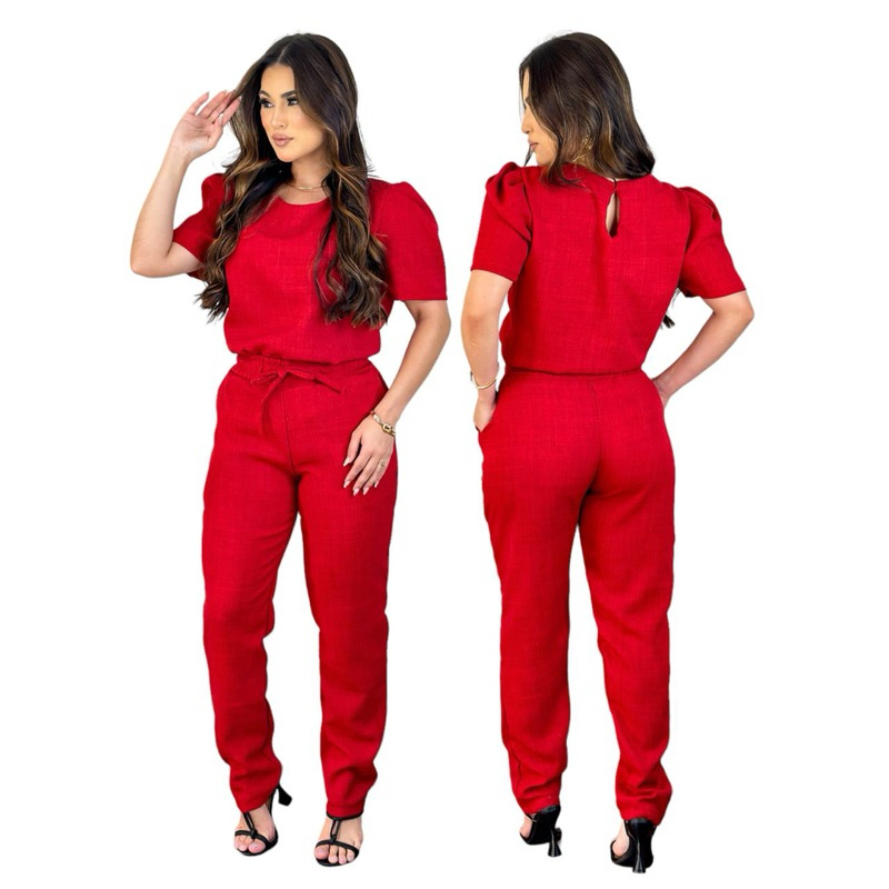 Conjunto Feminino Elegante Confortável Casual e Sofisticado do Trabalho ao dia a dia