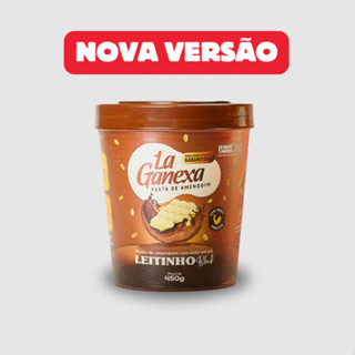 Pasta Amendoim Leitinho Black 450g La Ganexa Integral Gourmet zero açucar Whey Protein em Oferta na Shopee