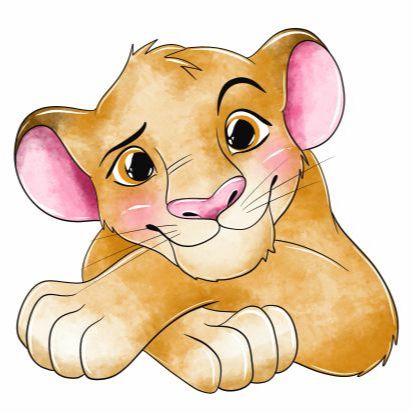 Display MDF de chão - Elipse Rei Leão Aquarela em Oferta na Shopee