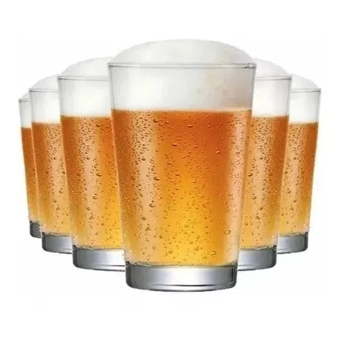Copo Cônica Caldereta Cerveja Chopp 350 Ml - Kit 12 Unidades Nadir Figueiredo