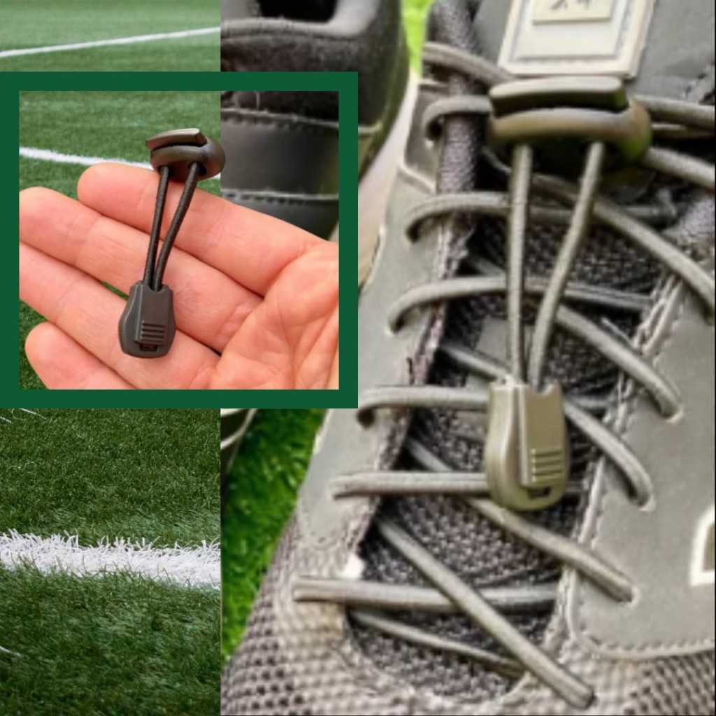 3 Pares Cadarço Elástico Tênis Com Regulador E Ponteiras