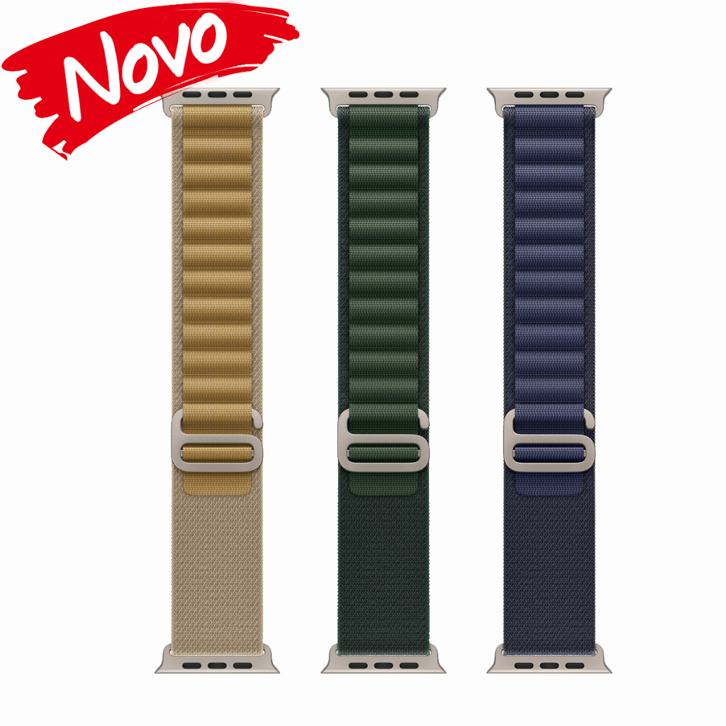 Pulseira Para Apple Watch Ultra 3 2 Series 11 10 9 8 7 SE 6 5 4 3 2 1 49 46 45 44 42 41 40 38mm Smartwatch Alpine Loop