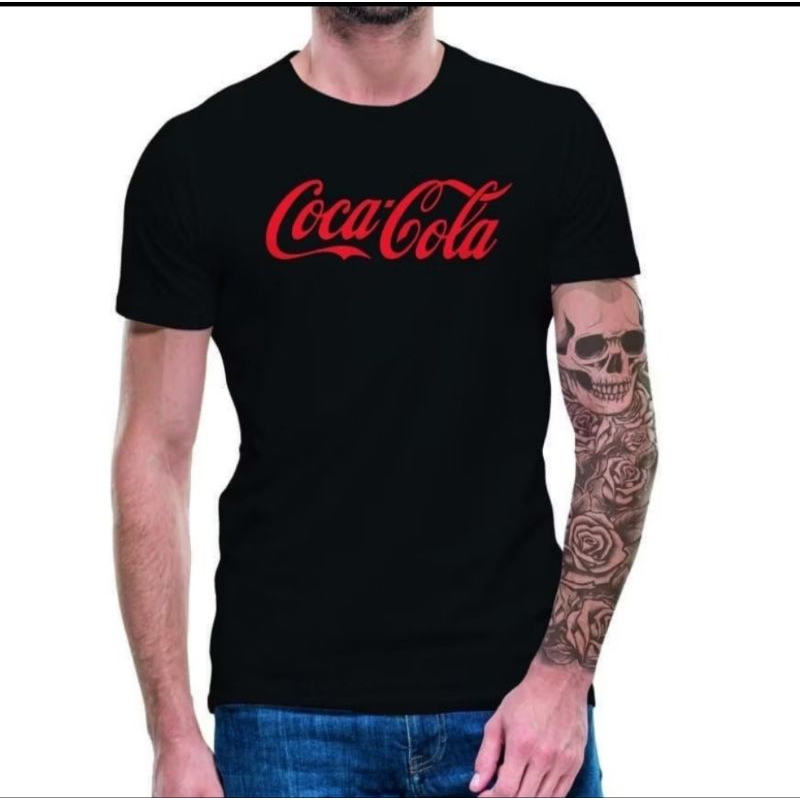 Camisa Camiseta COCA COLA Unissex Lançamento Premium Confortável Estilosa Gola Redonda 100% Algodão em Oferta na Shopee