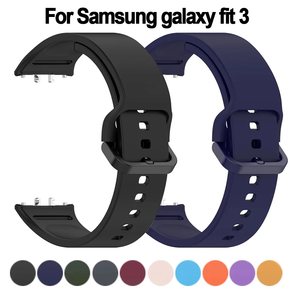 Pulseira para Samsung Galaxy Fit 3 de Silicone