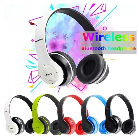 Fone P47 Headphone Sem Fio Estéreo Redução de Ruídos Bluetooth 5.0 Universal -W9/X2