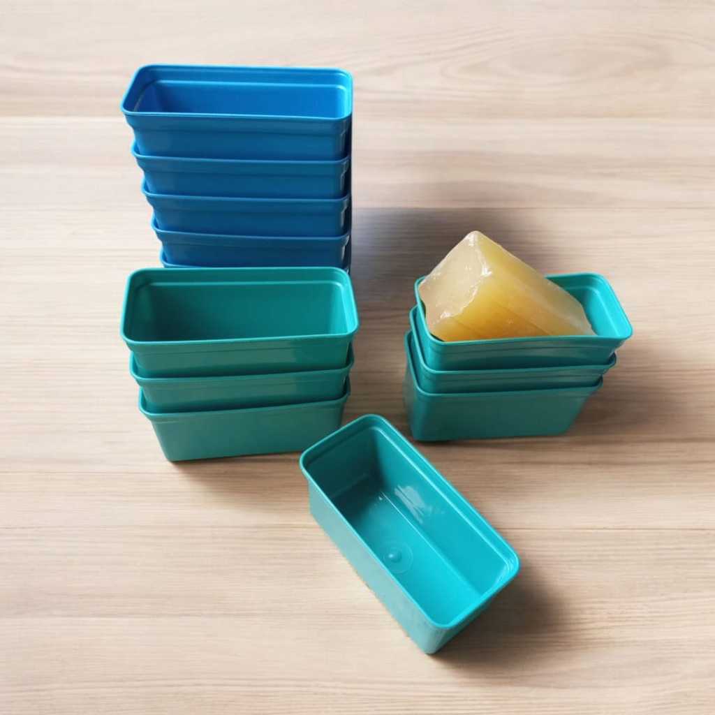 Kit 20 Formas para Fabricação de Sabão Sabonete artesanal  em Plástico 250 ML sem Tampa em Oferta na Shopee