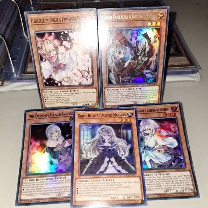 HandTraps Staples Yugioh / Yu-Gi-Oh - Ghost Belle, Ogro Fantasma, Ceifador Fantasma, Irmã Fantasma, Florescer de cinza