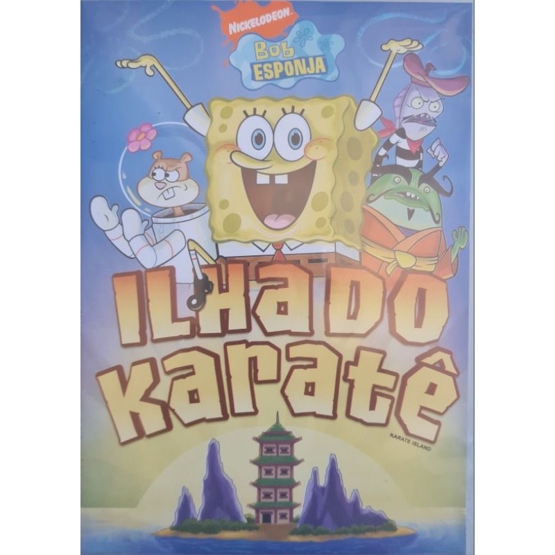 Dvd Bob Esponja e a Ilha do Karate