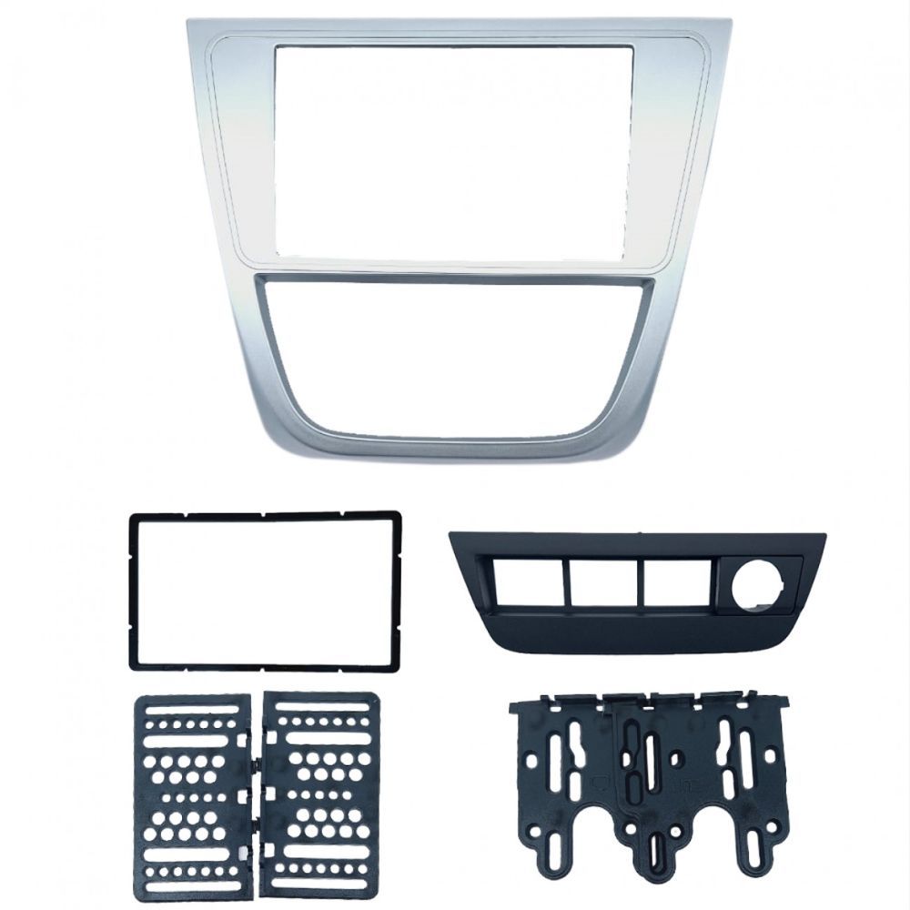 Moldura 7'' Fiamon Vw Gol / Saveiro / Voyage G5 C/ Suporte 4 Botões Cód 4284/4286