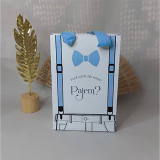convite para pajem de casamento - sacola para pajem em Oferta na Shopee