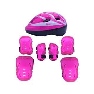 Kit de Proteção Esportiva Capacete Joelheira Cotoveleira Protetor Punho Infantil Bel em Oferta na Shopee