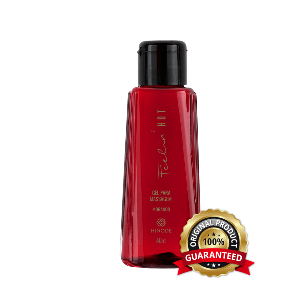 Feelin Hot De Morango Gel Para Massagem Hinode (Leve Mais por Menos) - 60g