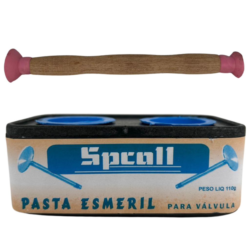 Kit Esmerilhador Chupeta Pasta Esmerilhar Válvulas Fina em Oferta na Shopee