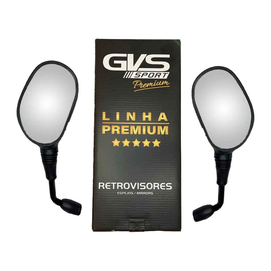 Retrovisor De Moto V-strom Haste Fixa Convexa Gvs em Oferta na Shopee