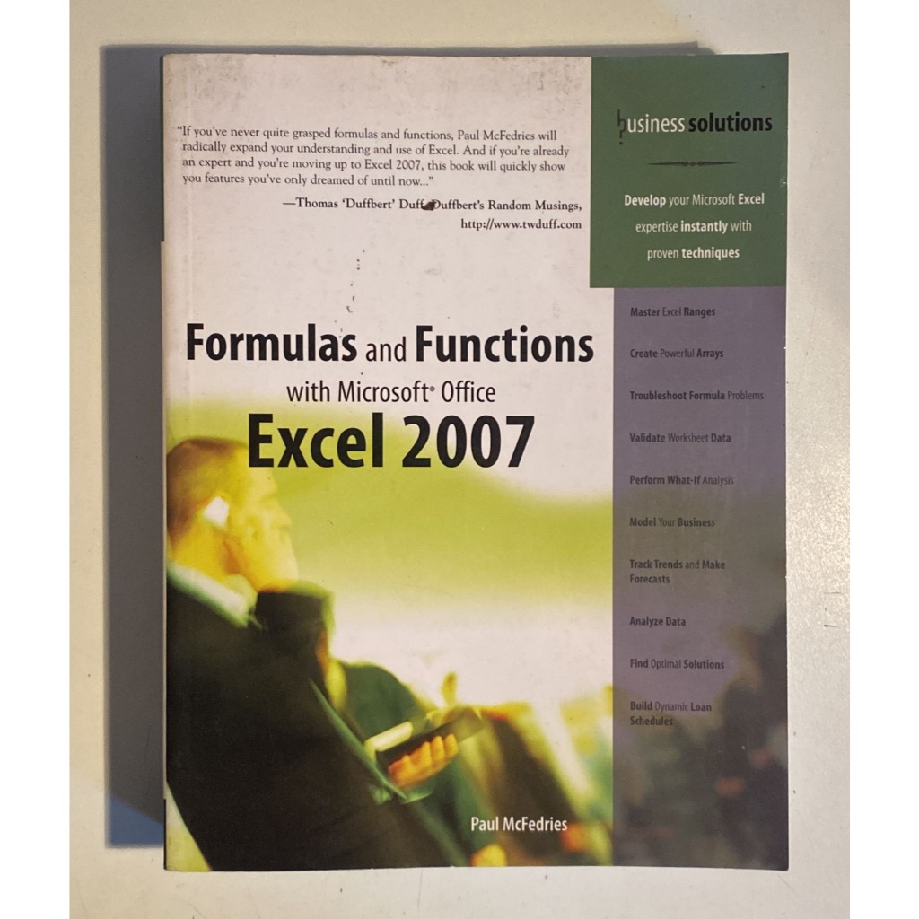 Formulas and Functions With Microsoft Office Excel 2007