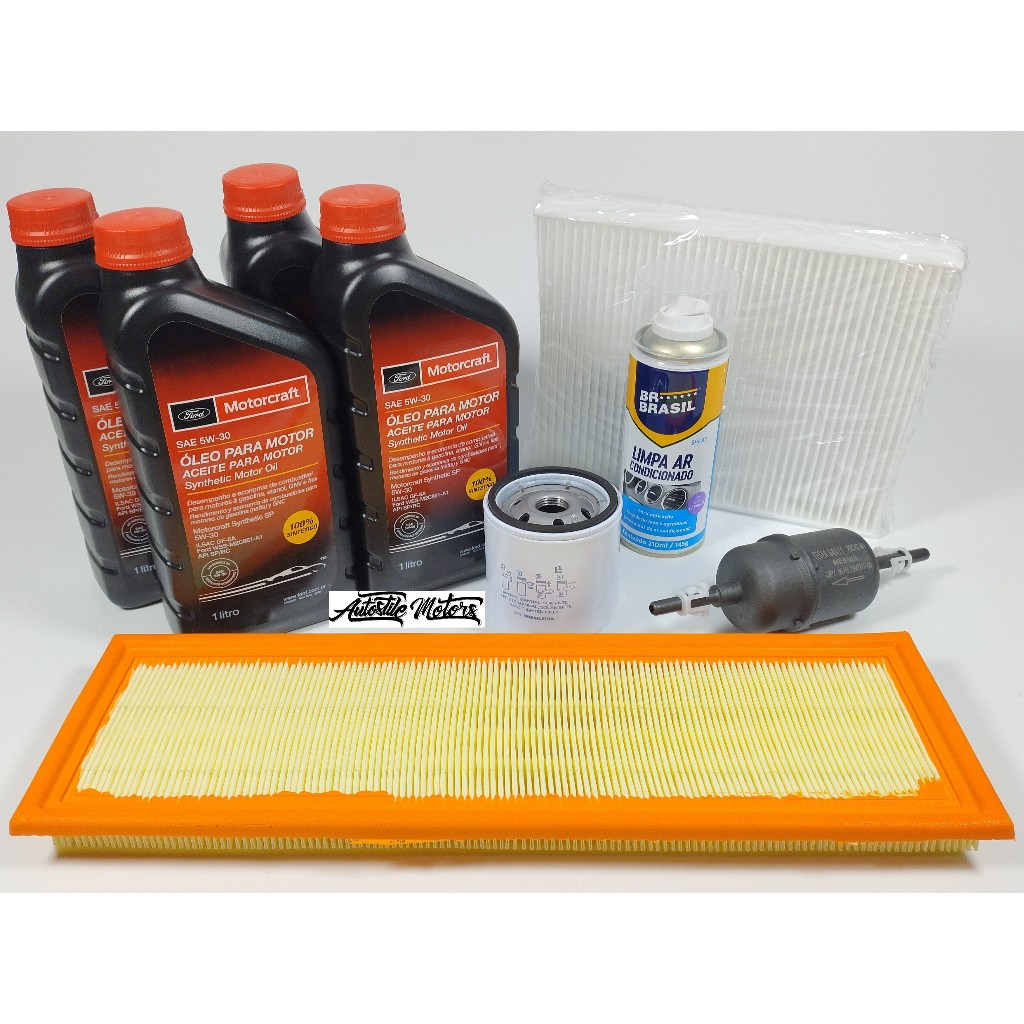 Kit Revisão Ecosport Fiesta 1.0 1.6 Zetec Rocam 5w30 Motorcraft revisão Ford em Oferta na Shopee