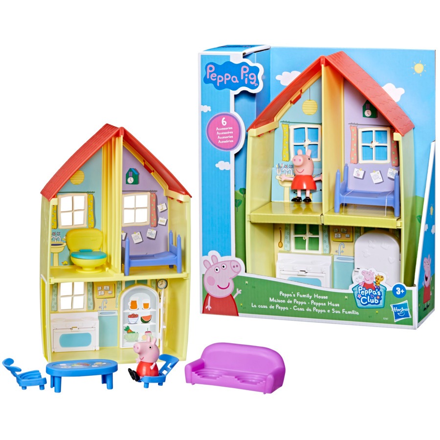 Playset Peppa Pig Casa da Peppa & Família - Hasbro F2167 - Mom & Baby