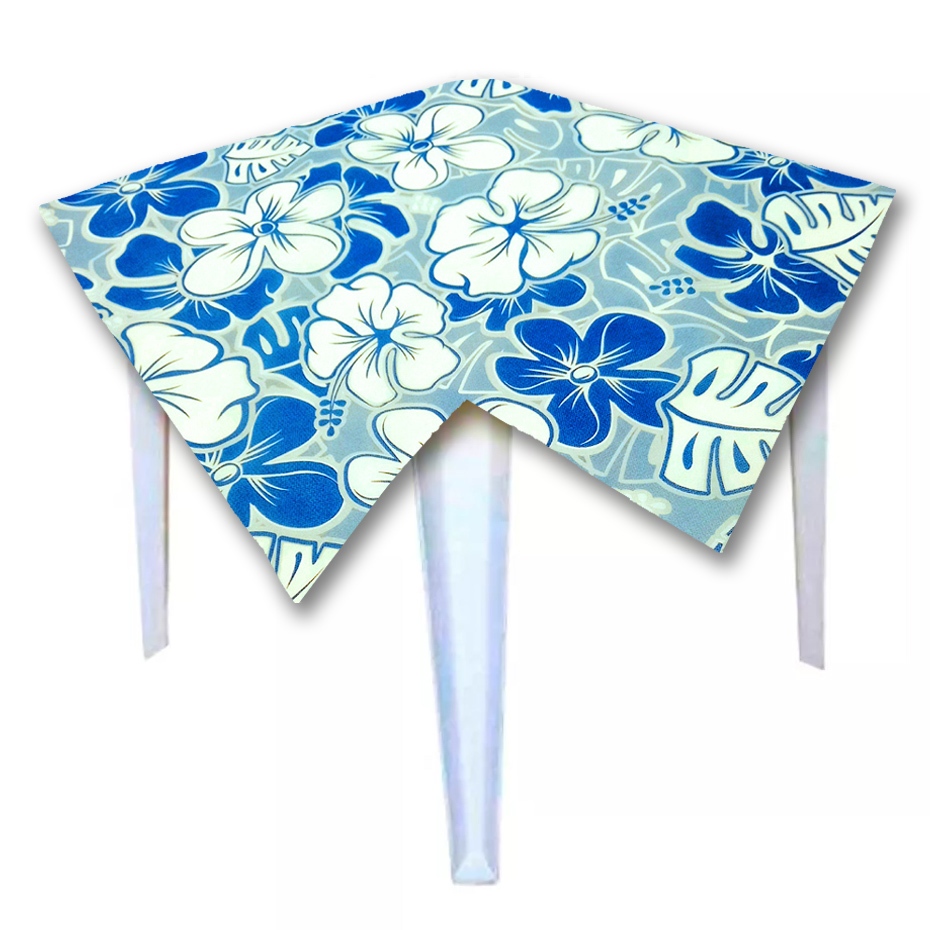 Toalhas de mesa 70X70  - Flor De Lilo Azul Compatível Tema Stitch de 5 a 20 unidades