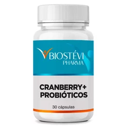 Cranberry + Probióticos 30 Cápsulas | Apoio Intestinal e Feminino