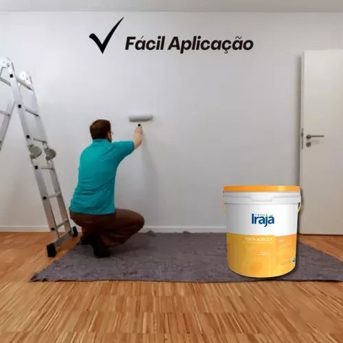 Tinta Econômica Profissional Branco Neve 16L Irajá — imagem 2 de 2