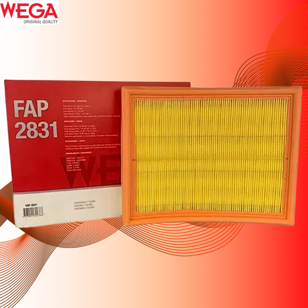FILTRO DE AR DO MOTOR WEGA FAP2831 - IDEA/PALIO/PALIO WEEKEND/SIENA/STRADA