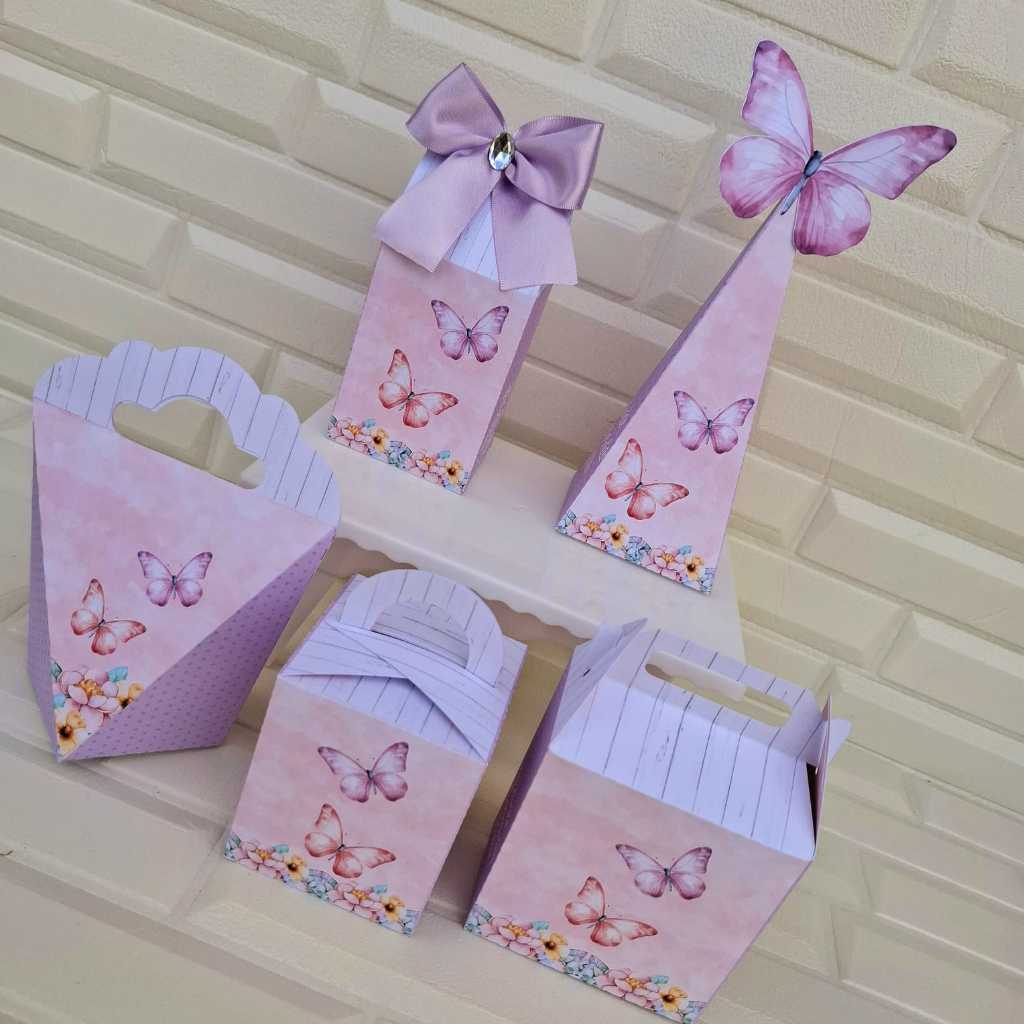 kit Festa Borboletas/Lembrancinhas Festa Borboletas/Personalizados Borboletas/Caixinhas personalizadas Borboletas
