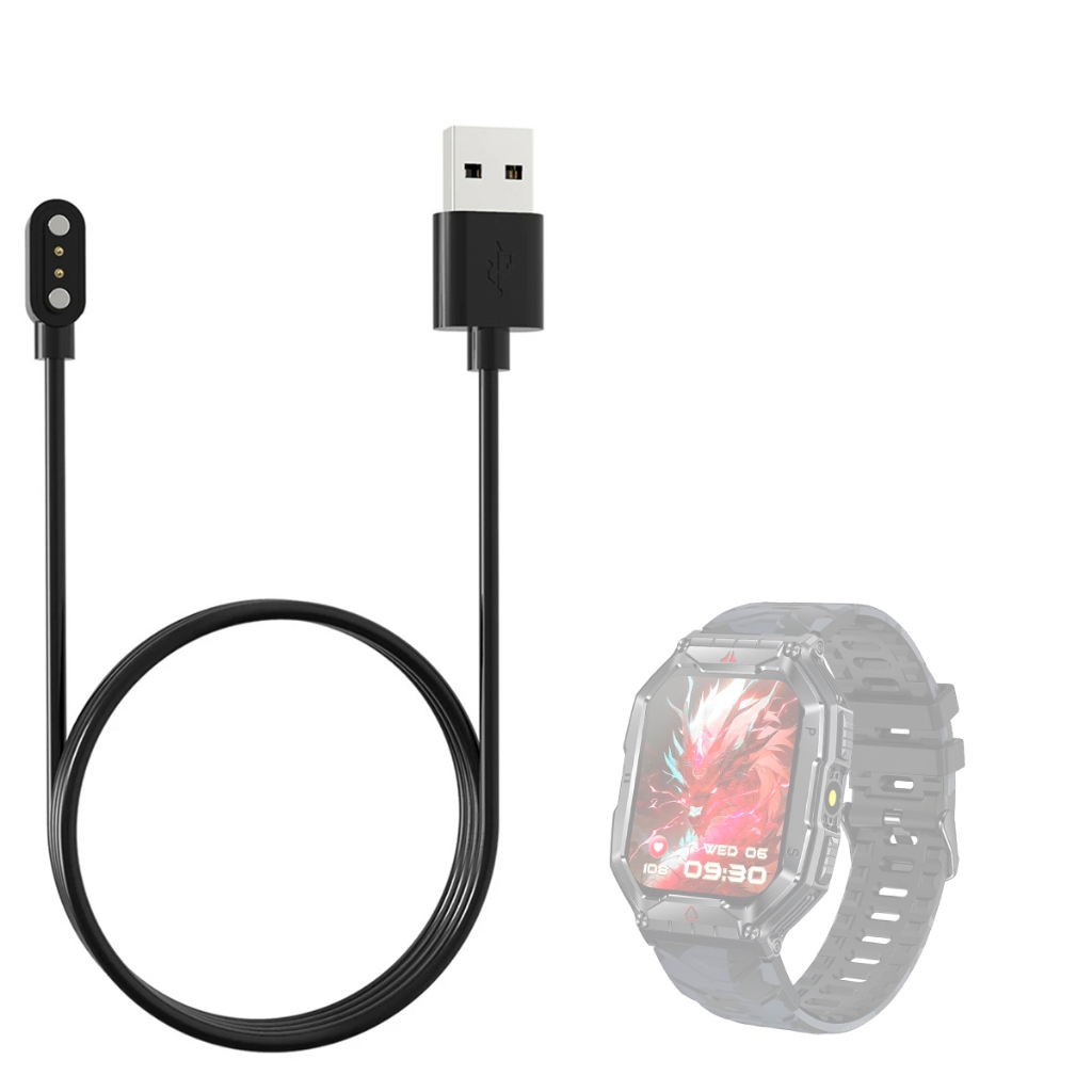 Carregador Usb Compatível Com Smartwatch Haiz My Watch Sport PRO (quadrado)