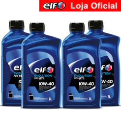 Kit 4x Óleo Semissintético Elf Evolution 700 10w40 STI SN
