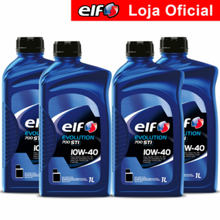 Kit 4x Óleo Semissintético Elf Evolution 700 10w40 STI SN em Oferta na Shopee