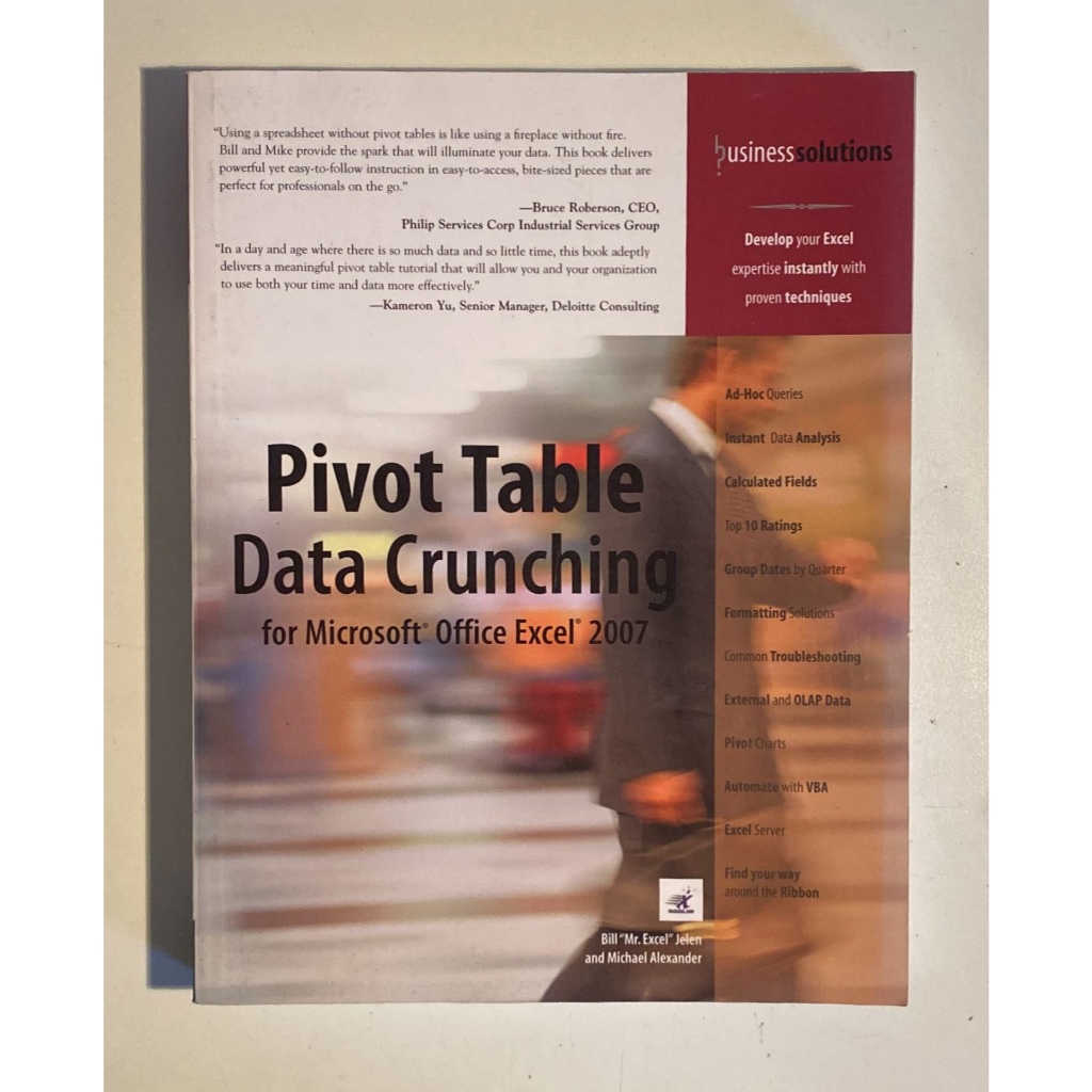 Pivot Table Data Crunching For Microsoft Offie Exel 2007