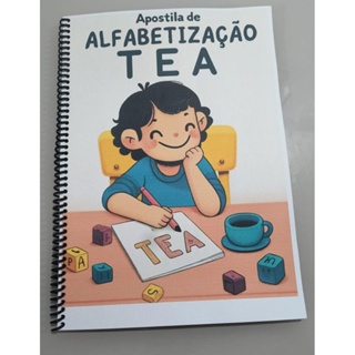 Apostila de Alfabetização TEA em Oferta na Shopee