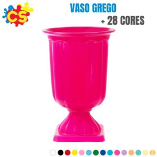 Vaso Grego 19 Cm - Várias Cores em Oferta na Shopee
