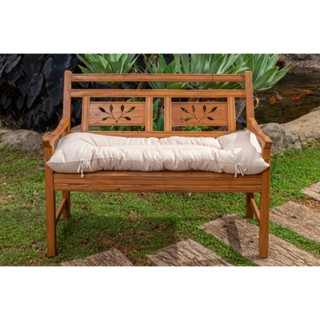 Almofada Futon para cadeira e banco 150x40 liso em Oferta na Shopee