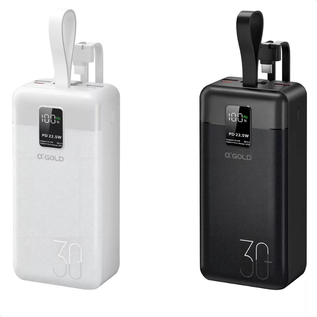 Carregador Portatil Power Bank 30000mah 22.5w Pd 3.0 Bte-43