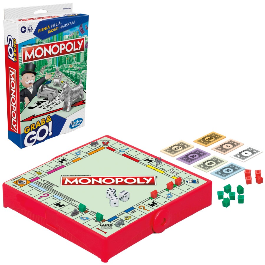 Jogo Monopoly Grab & Go - Hasbro F8256 em Oferta na Shopee