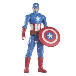 Boneco Marvel Vingadores Capitão América Titan Hero Blast Gear - Hasbro E7877