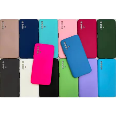 Capa Capinha Para- Redmi 9T - Redmi Silicone Aveludado