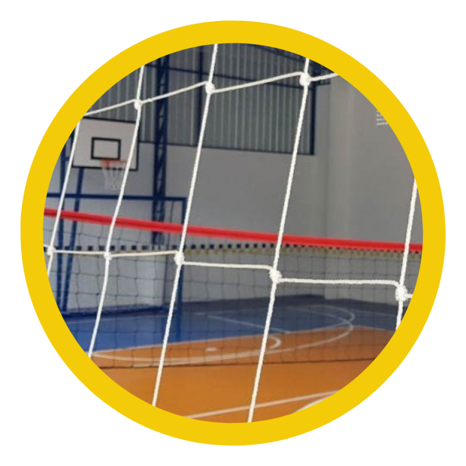 Rede Para Proteção P/ Campos E Quadras Futebol, 1un, 5mx10m