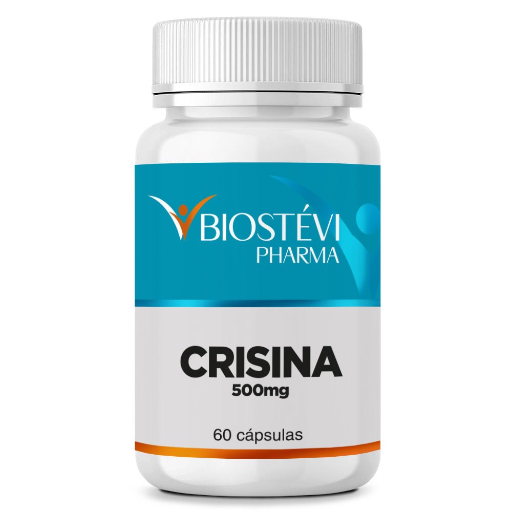Crisina 500mg 60 Cápsulas Suplemento Antioxidante