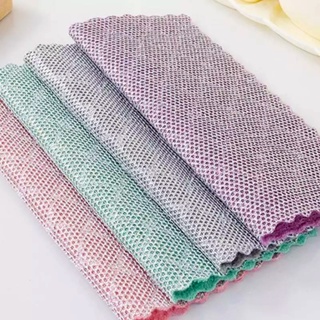 KIT10/5/1 Pano De Aço Metálico Dupla Face Microfibra Mágico Espessado em Oferta na Shopee