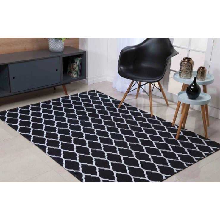Tapete de Jacquard vários tamanhos e cores para sala e quarto decorativos envio já