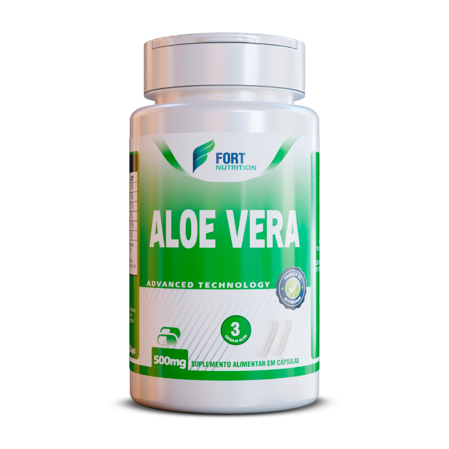 ALOE VERA – Suplemento Natural 120 Cápsulas de 500mg em Oferta na Shopee