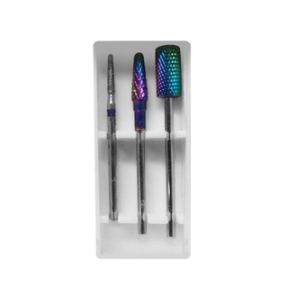 Kit Profissional: 3 Brocas Tungstênio Diamantadas para Unhas Gel, Porcelana e Fibra em Oferta na Shopee