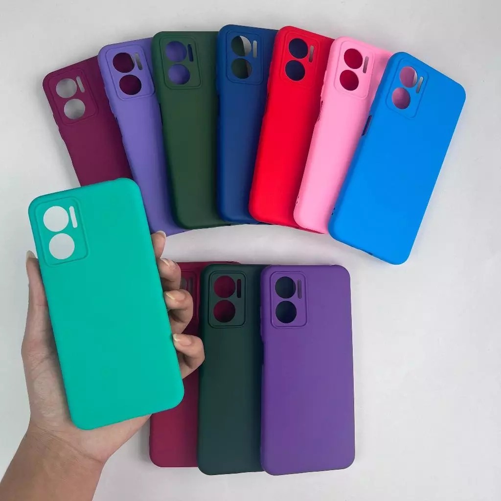 Capa Case Capinha Silicone Colorida Resistente Interior Aveludado Redmi 10 5G/Redmi 11 Prime 5G
