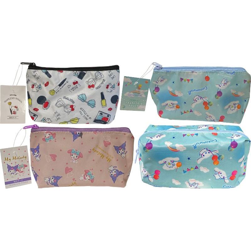 【Direct from Japan】Sanrio Boat Type, Square Type Cosmetics Makeup Bags Multi Pouch Bag (Hello Kitty, Cinnamoroll, My Melody&Kuromi)