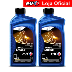 Kit 2x Óleo Mineral elf Moto 4 Cruise 20w-50